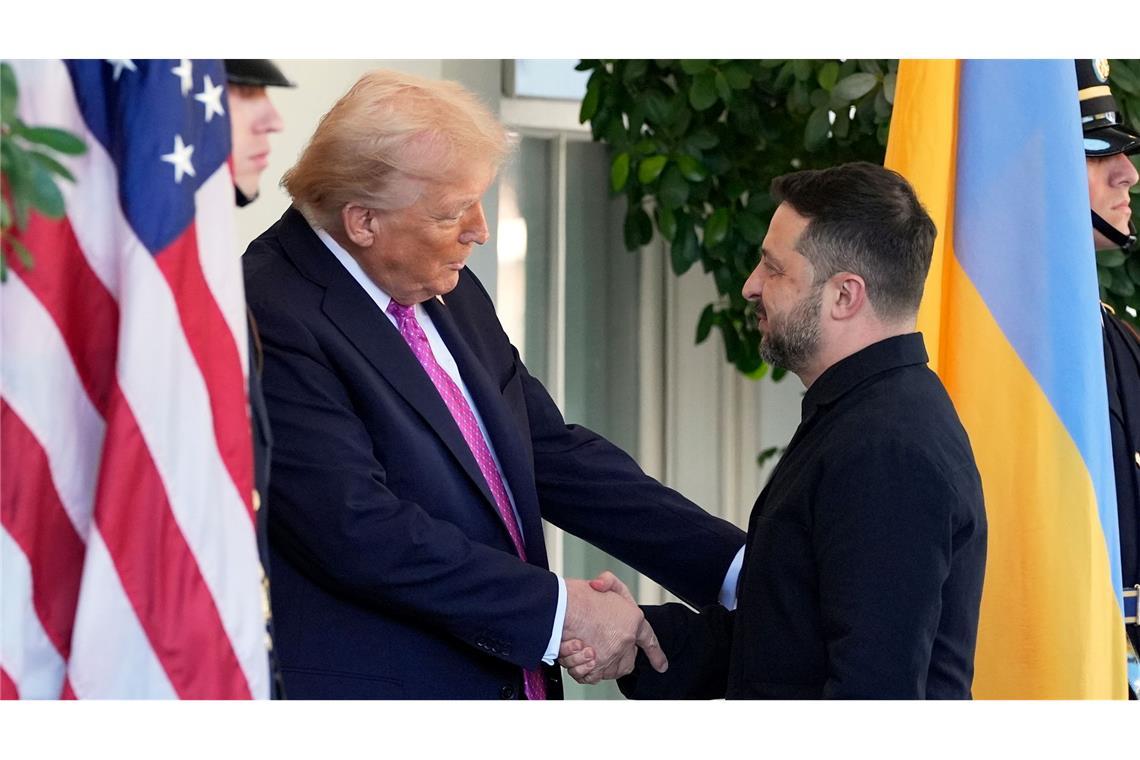 Die großen Fragezeichen nach dem Selenskyj-Trump-Treffen Trump appelliert an Russland und die Ukraine.
