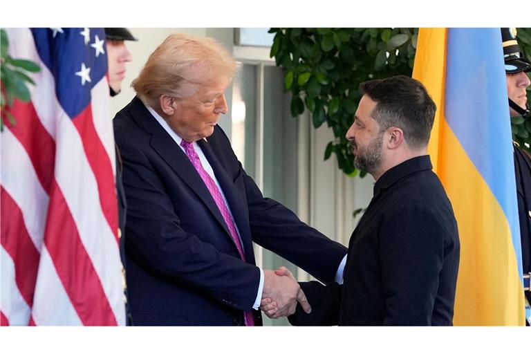 Trump appelliert an Russland und die Ukraine.