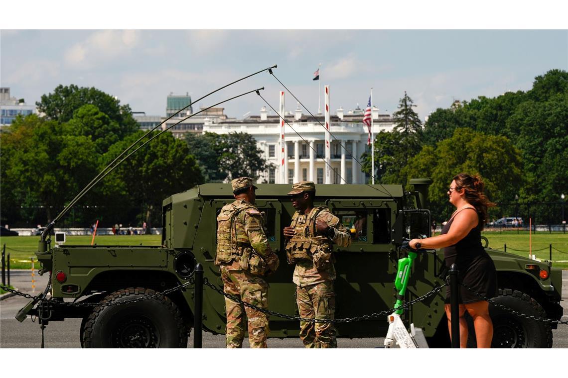 Hunderte weitere Nationalgardisten nach Washington geschickt