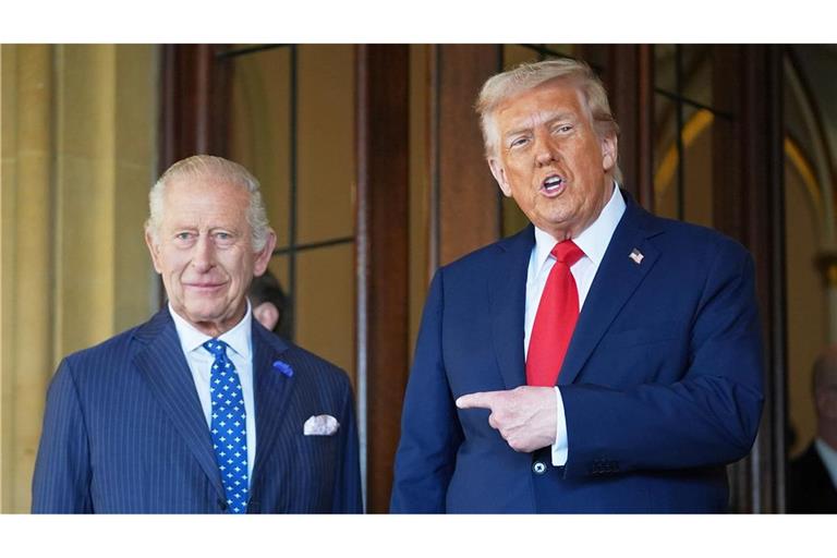 Trump bezeichnet den König als "Freund". (Archivbild)