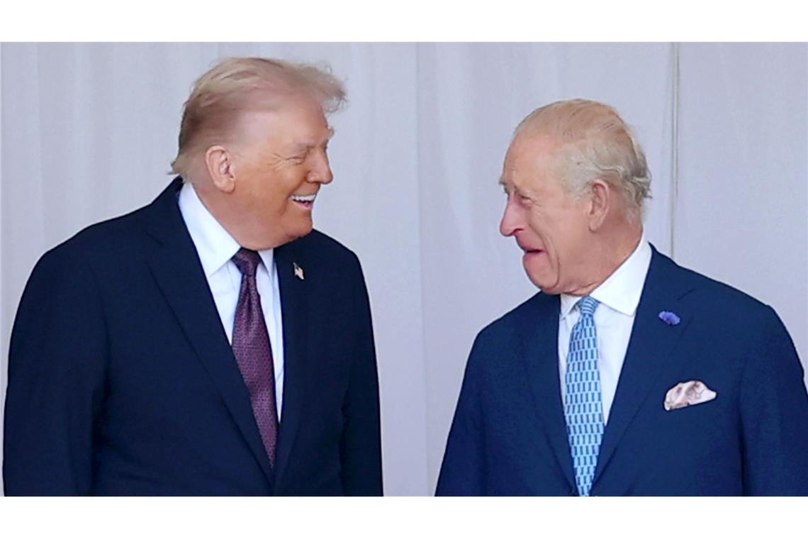 Trump beim König: Kate bekommt Kompliment - Proteste draußen