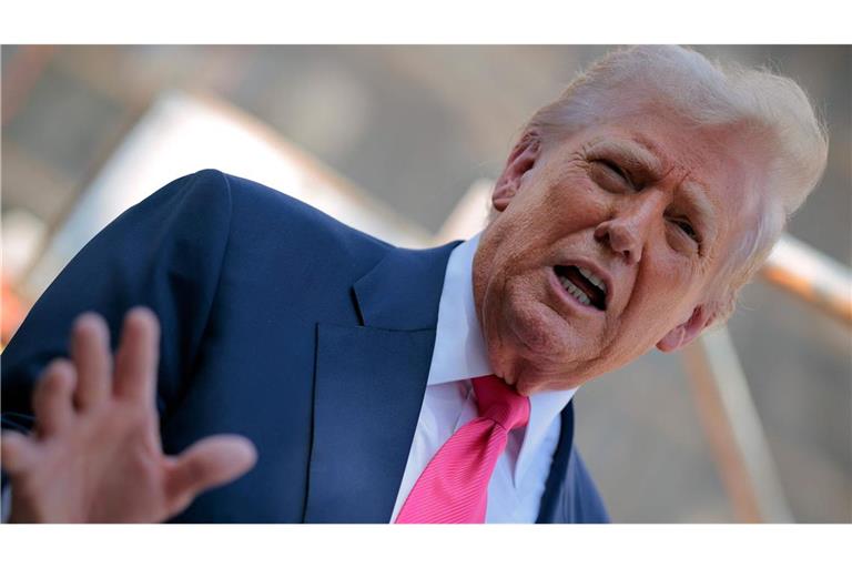 Trump bezeichnete die Summe als „Geschenk“, das kein Darlehen sei und damit nicht etwa in drei Jahren zurückgezahlt werden müsse. (Archivbild)