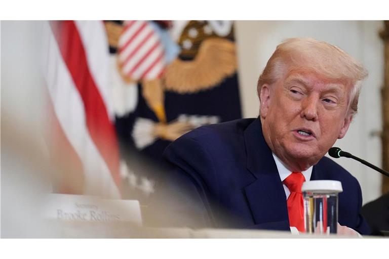 Trump droht der EU mit Zöllen - und gibt sich vorerst wenig kompromissbereit.
