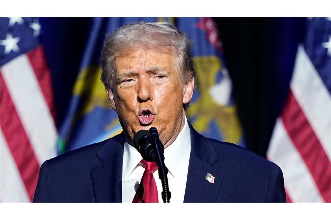 Trump droht der Führung Irans.