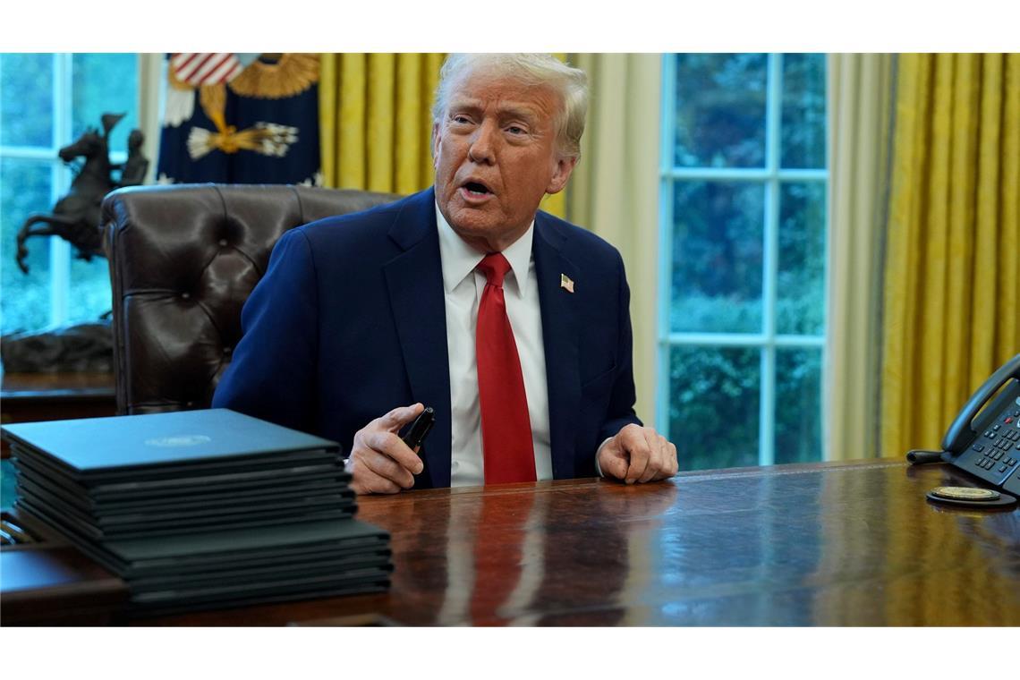 Trump macht Druck auf Kanada: "Wir brauchen sie nicht" Trump droht Kanada unverhohlen.