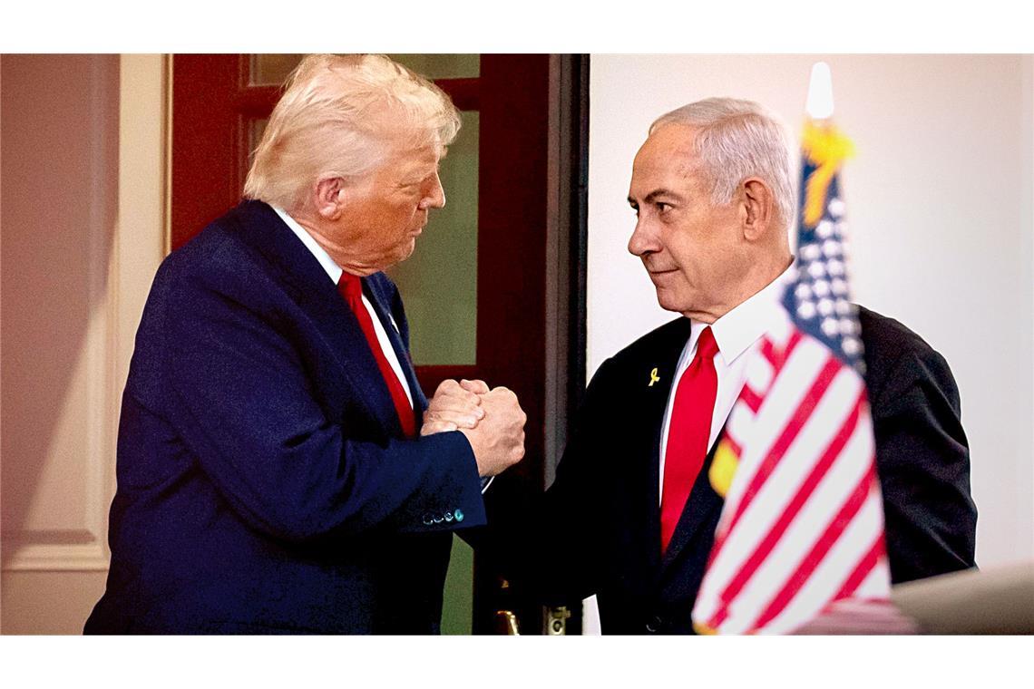 Familien fordern Trump zum Festhalten an Gaza-Deal für Geiselfreilassung auf Trump empfängt Netanjahu im Weißen Haus (Archivfoto).