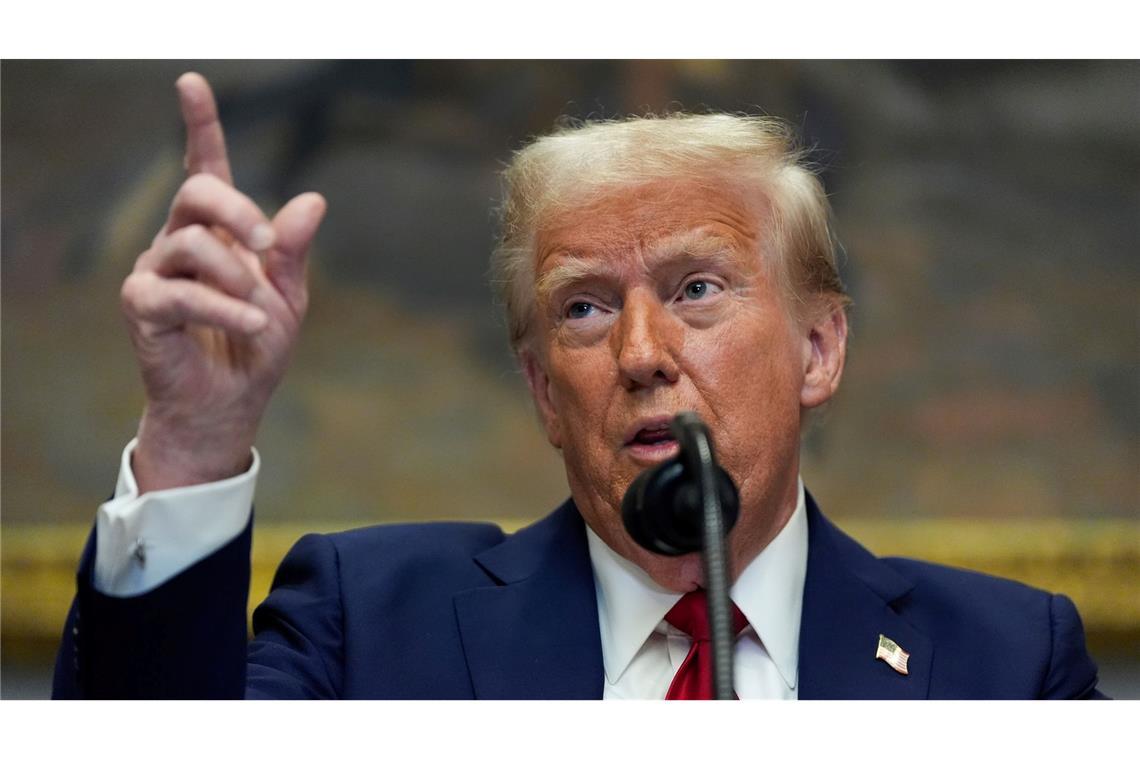 Trump erwägt neue Russland-Sanktionen im Ukraine-Krieg Trump erwägt neue Russland-Sanktionen, nimmt aber auch die EU in die Pflicht