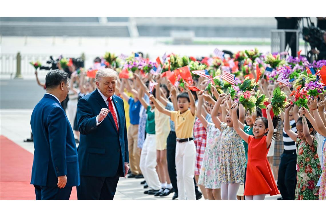 Trump-Xi-Gipfel: Warme Worte - und eine Warnung