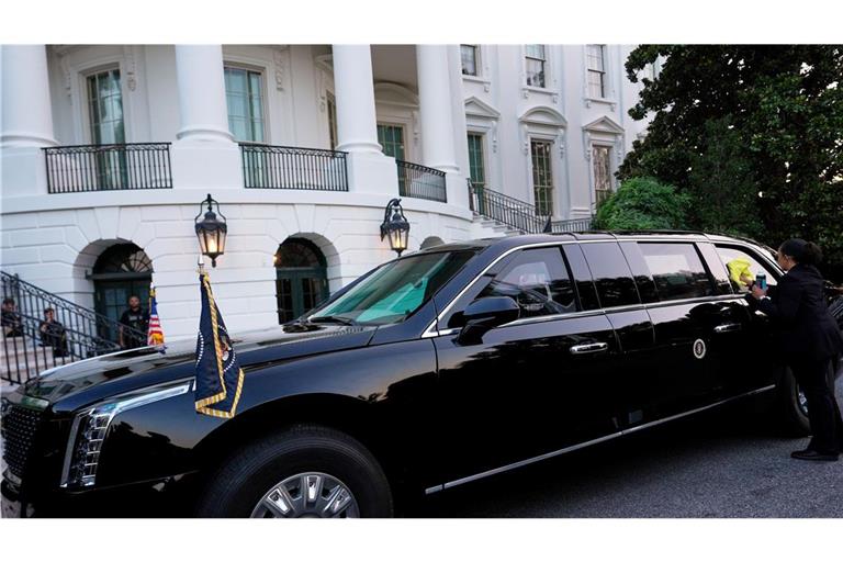 Trump hat das Weiße Haus für den Gipfel in Alaska verlassen.