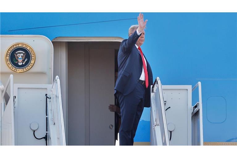 Trump inszeniert sich als Friedensstifter.