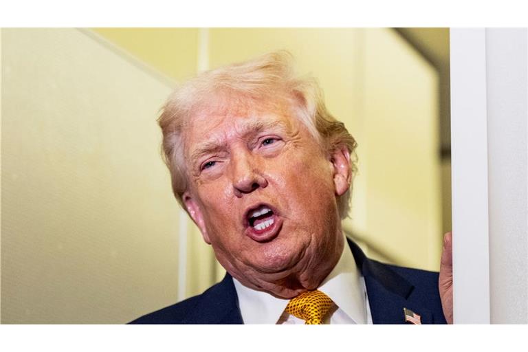 Trump kündigte Zölle für Handelspartner von Iran an. (Archivbild)