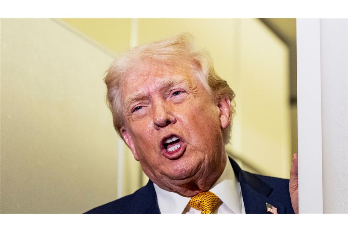 Trump kündigte Zölle für Handelspartner von Iran an. (Archivbild)