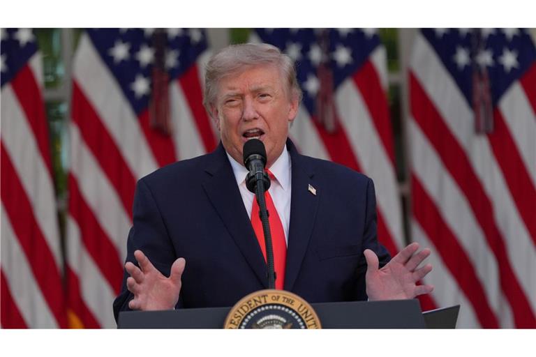 Trump macht Iran für Angriff auf Schiff verantwortlich. (Archivbild)