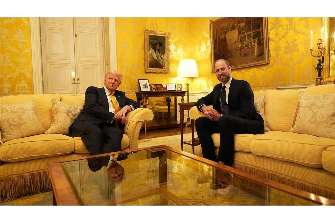 Trump trifft Prinz William in Paris Trump nutzte seinen Besuch in Paris auch für ein Treffen mit dem britischen Thronfolger.