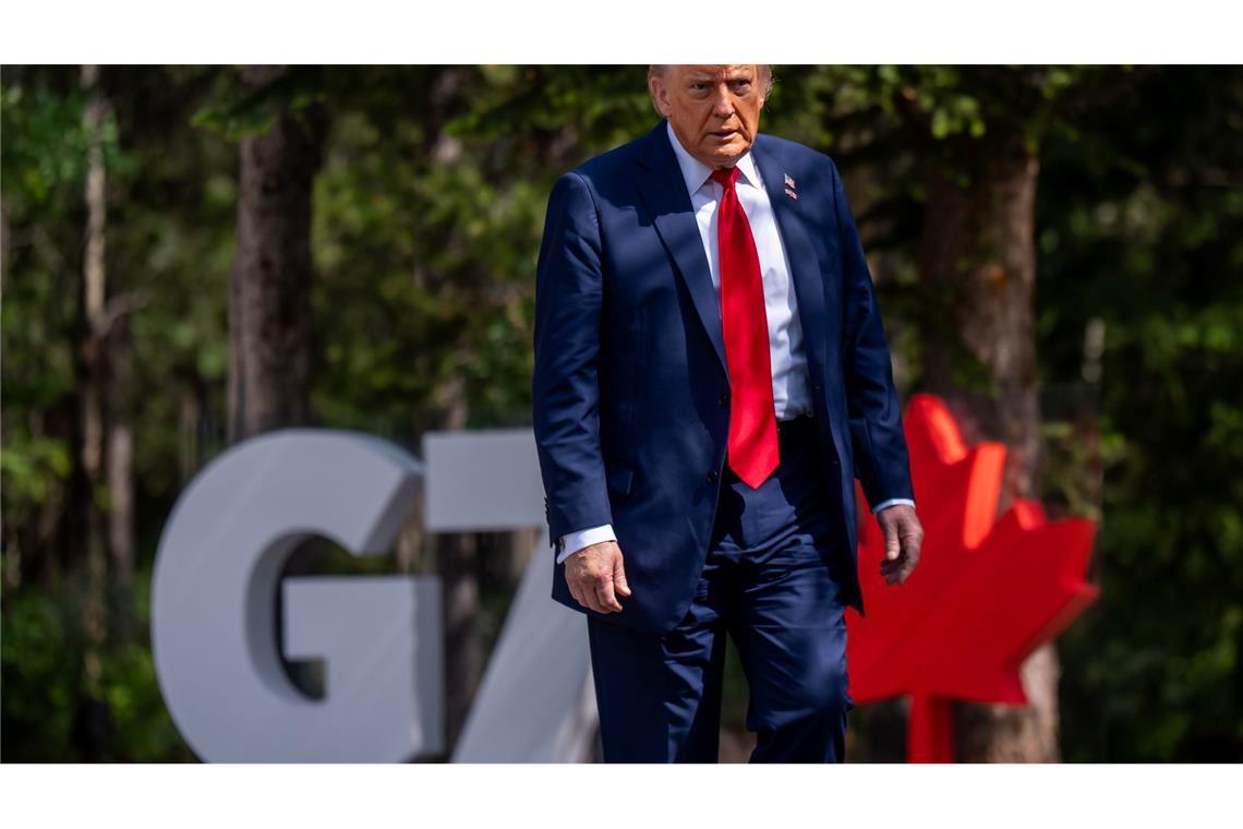 G7 präsentiert sich gespalten gegenüber Russland Trump provoziert schon vor Beginn des Gipfels.