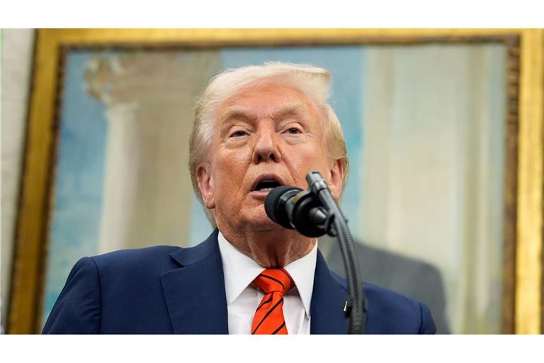 Trump reist am Sonntag in den Nahen Osten.