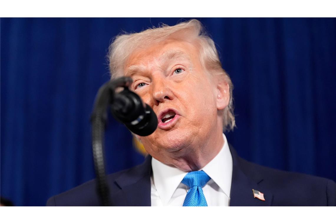 Trump sagt, die USA würden Venezuela so lange führen, bis ein sicherer Machtwechsel stattfinden könne.