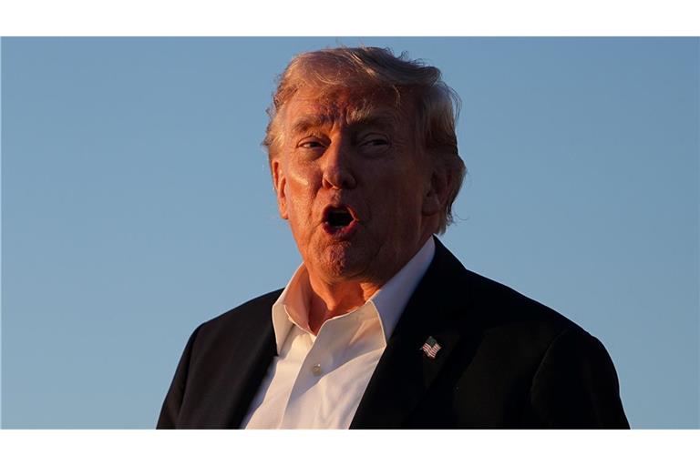 Trump sieht die Waffenruhe durch die jüngsten Angriffe nicht gefährdet. Diese seien nur eine kleine Ohrfeige. (Archivbild)