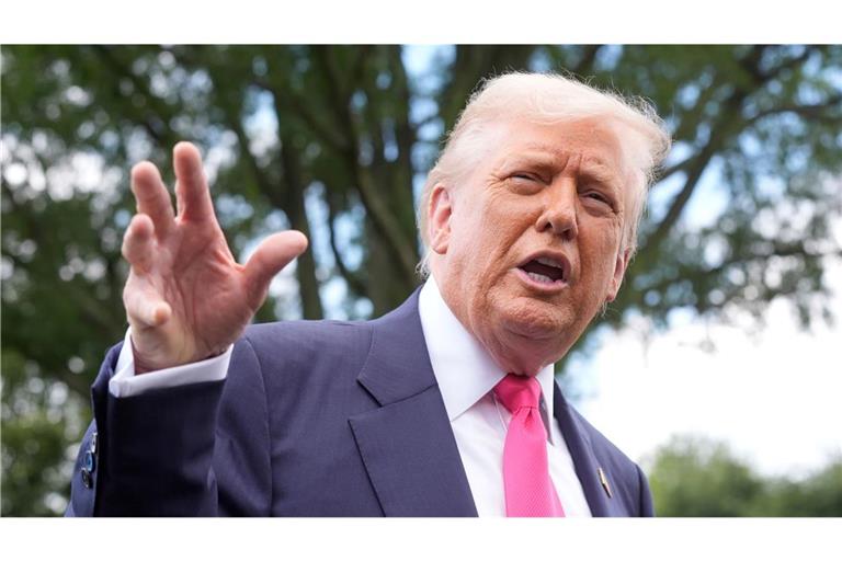 Trump sieht Fortschritte in den Gesprächen mit der EU