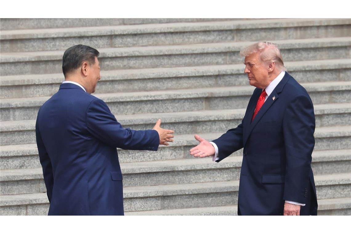 Trump trifft auf Xi.