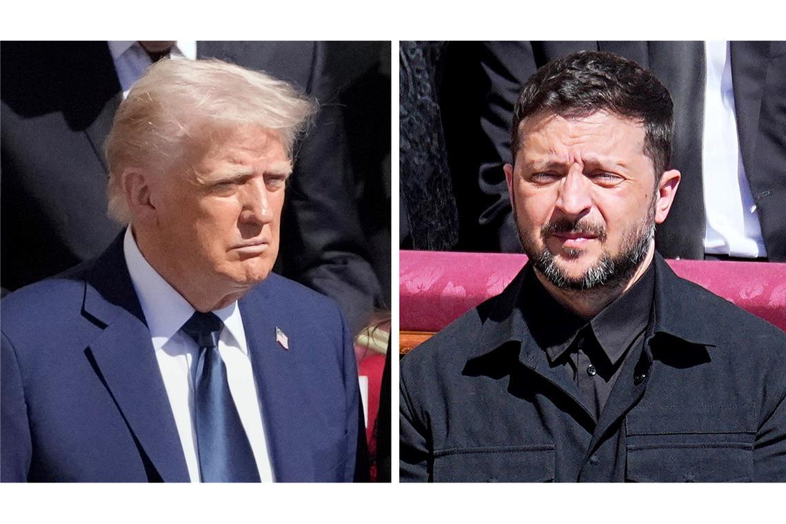 Bemerkenswerte Momente rund um die Papst-Trauerfeier Trump und Selenskyj.