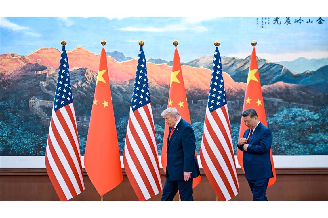 Trump-Xi-Gipfel: Warme Worte - und eine Warnung
