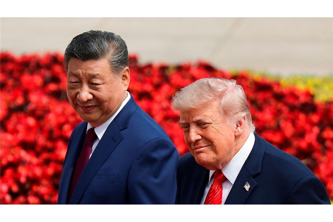 Trump und Xi sind betont freundlich zueinander.