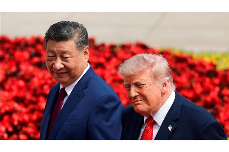 Trump und Xi sind betont freundlich zueinander.
