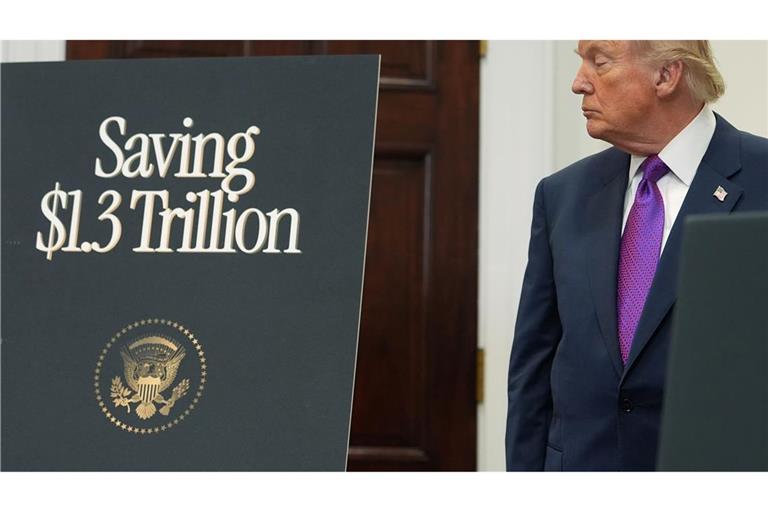 Trump verspricht sich große Einsparungen durch seinen Anti-Klima-Kurs.