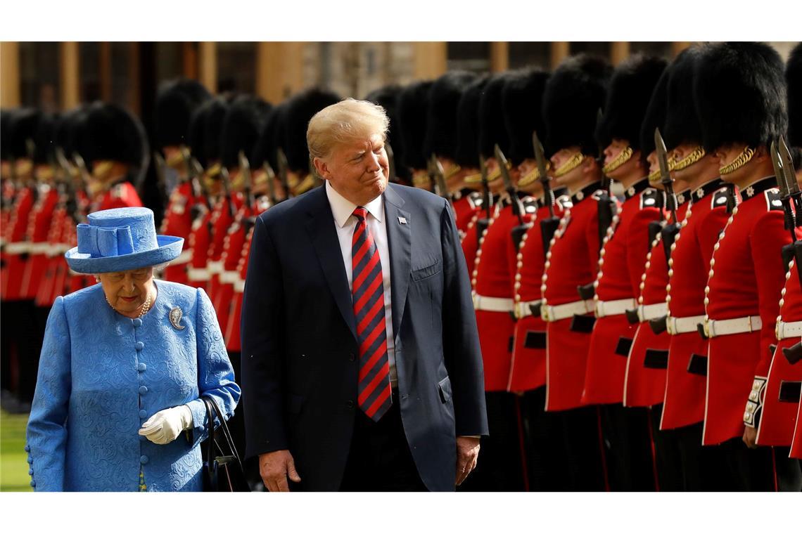 Im Schatten der Epstein-Affäre: Trump heute beim König Trump war bereits 2019 zum Staatsbesuch im Vereinigten Königreich. (Archivbild)