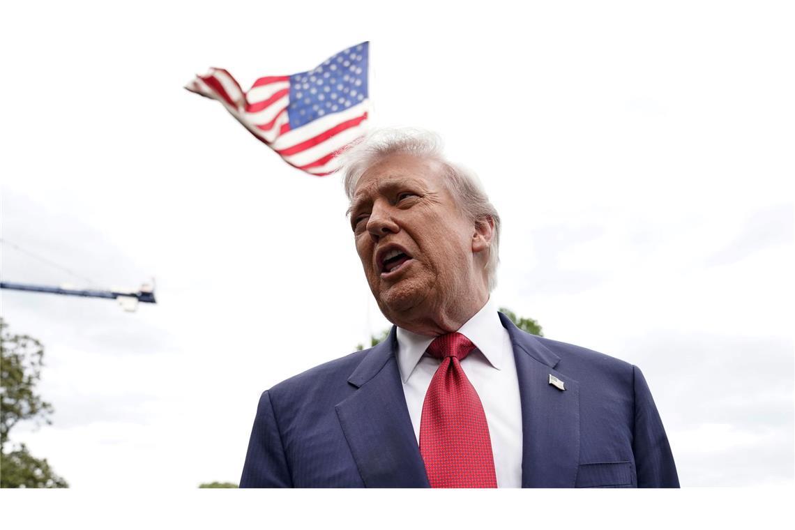 Trump wartet auf eine Antwort aus dem Iran.