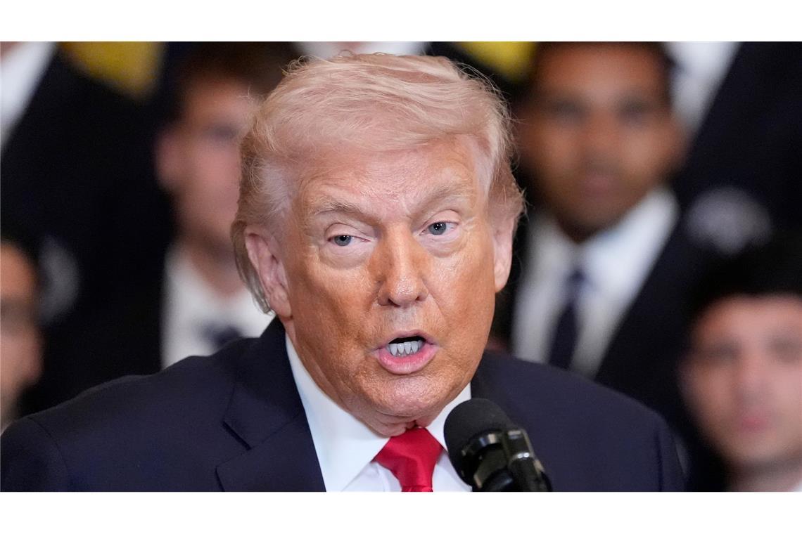 Trump will bei der künftigen Führung des Irans mitbestimmen.