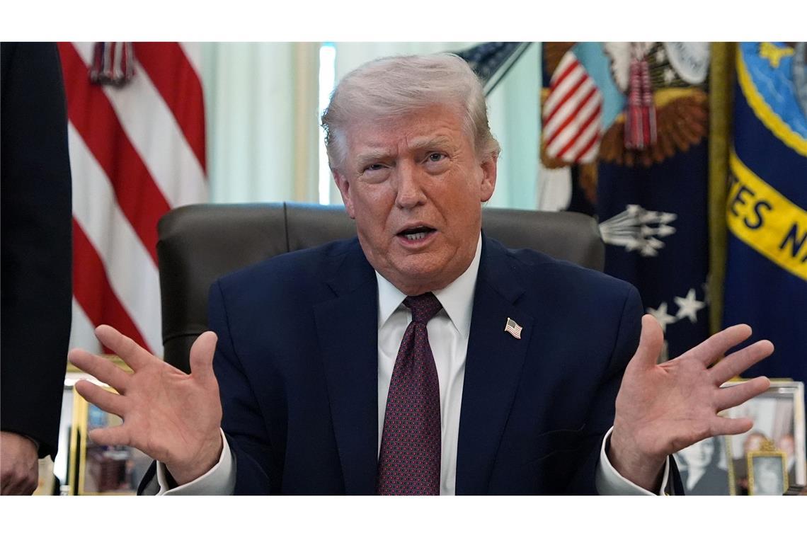 Trump will die Öffnung der Straße von Hormus anderen Ländern überlassen.