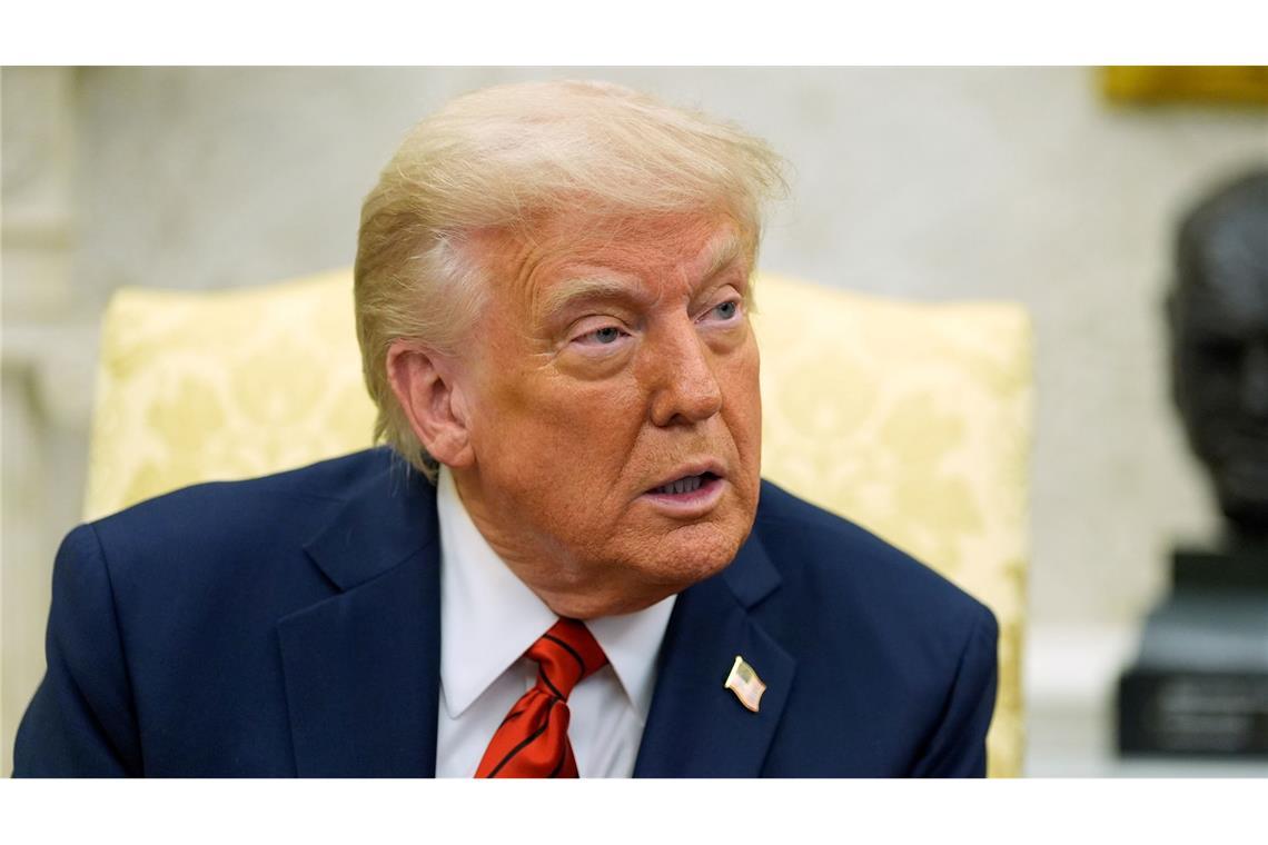 Trump will sich in nächsten drei Tagen zur Ukraine äußern Trump will in den nächsten Tagen mehr über eine mögliche Vereinbarung zur Ukraine sagen. (Archivbild)