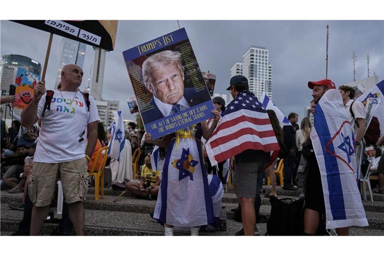 Trump wird für seinen Friedensplan im Gaza-Krieg von vielen gefeiert.