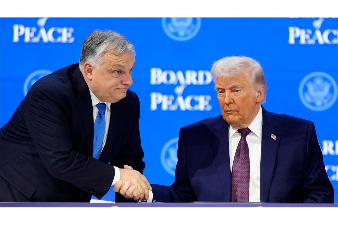 Trumps Verbündeter Orban hat seine Teilnahme an der ersten Sitzung des Friedensrates angekündigt. (Archivbild)