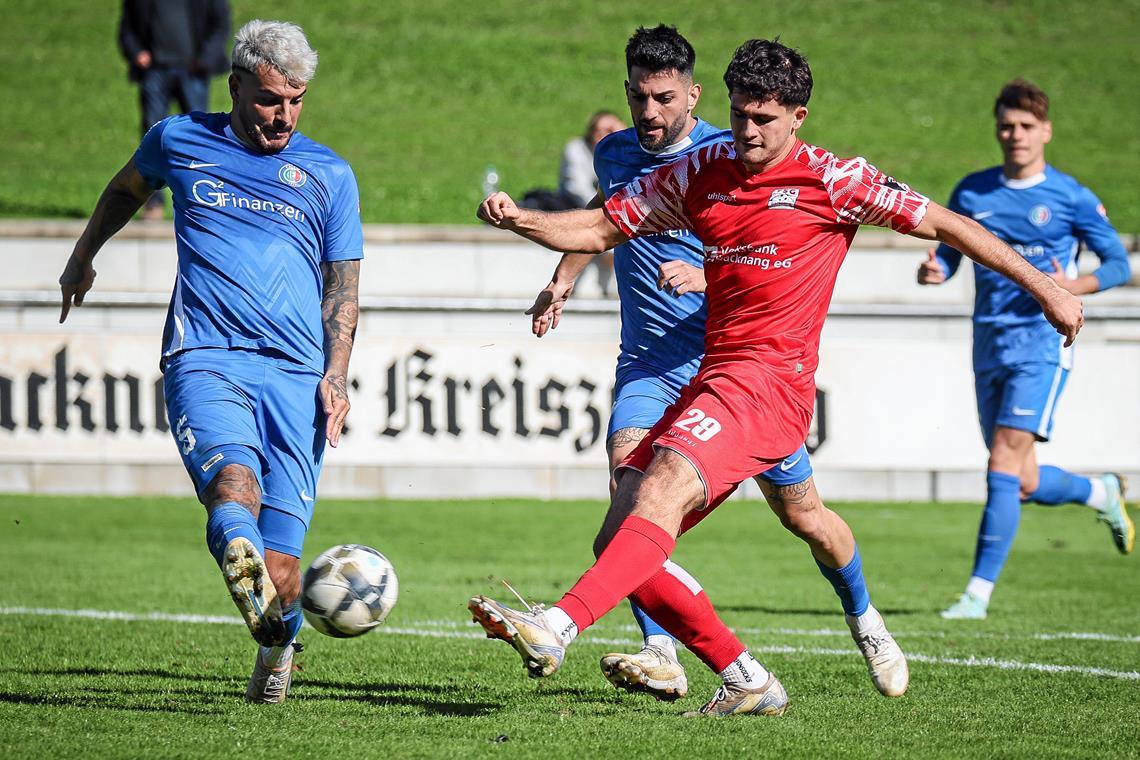 Rafael Terpsiadis und die TSG im Aufwind TSG-Offensivspieler Rafael Terpsiadis kommt immer besser in Schuss und will auch morgen gegen Reutlingen treffen. Foto: Alexander Becher