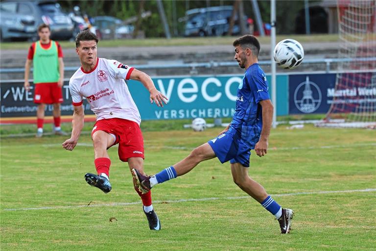 TSG-Zugang Lukas Böhm hat drei Jahre lang für den heutigen Gegner FSV 08 Bietigheim-Bissingen gespielt. Foto: Alexander Hornauer