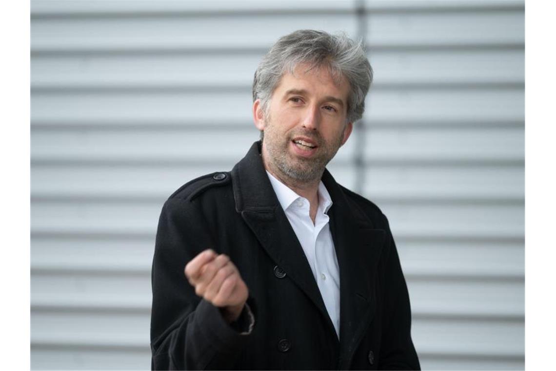 Palmer: Test-Modell im Notfall nur für Kreisbewohner Tübingens Oberbürgermeister Boris Palmer (Grüne) nimmt an einem Pressetermin der Stadt Tübingen teil. Foto: Marijan Murat/dpa/Archivbild
