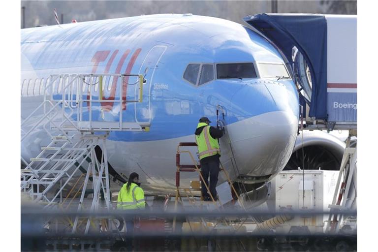 Tui hat 15 Boeing 737 Max in der Flotte und musste Ersatzflugzeuge mieten. Foto: Ted S. Warren/AP/dpa