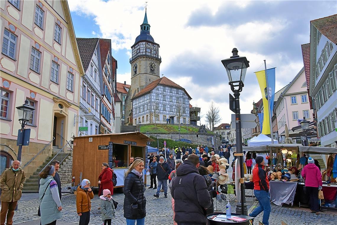 Tulpenfrühling in Backnang.