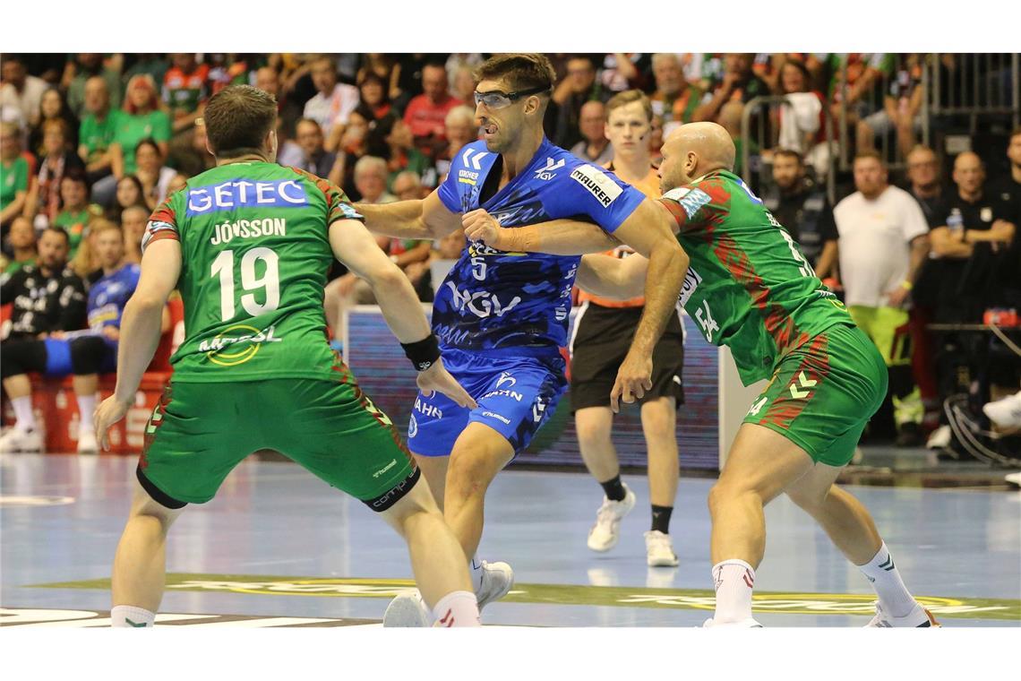 TVB-Spieler Antonio Serradilla trifft gegen den SC Magdeburg auf seinen ehemaligen und künftigen Verein.