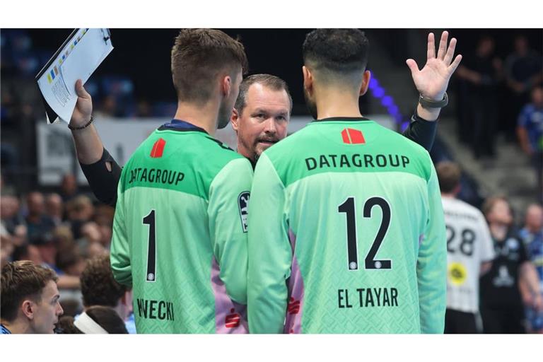 TVB-Trainer Misha Kaufmann schwört sein Torhüter-Gespann auf die Saison ein.
