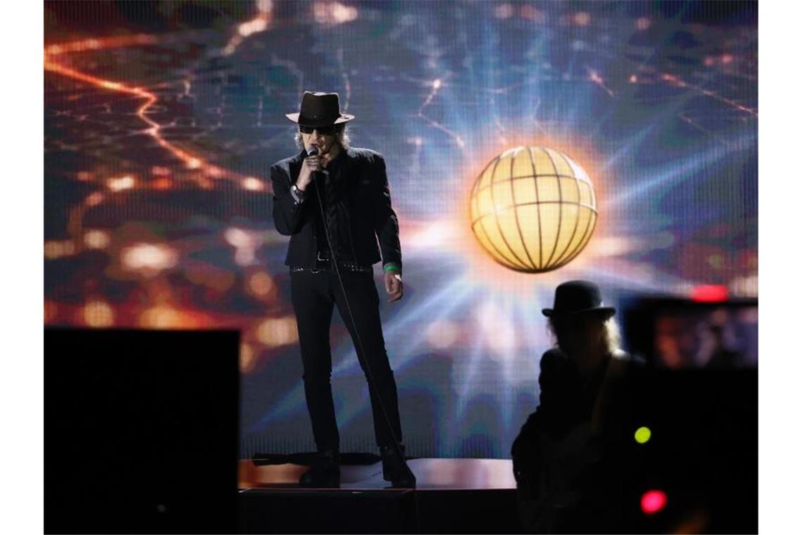 Udo Lindenberg bei "Wetten, dass..?". Foto: Daniel Karmann/dpa