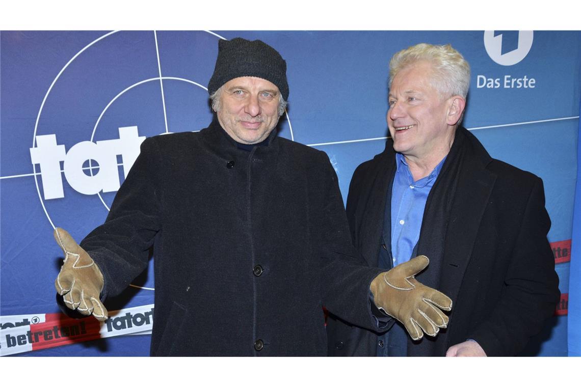 Udo Wachtveitl (links) und Miroslav Nemec (rechts) verabschieden sich vom „Tatort“ (Archivbild).