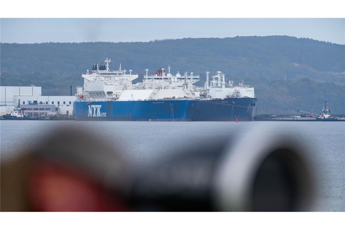 Über die Ostsee kam zuletzt wieder weniger LNG an Deutschlands Küste.