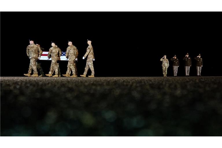 Überführung eines getöteten US-Soldaten