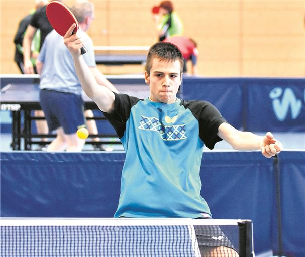 Überraschte bei der Bezirksmeisterschaft in eigener Halle: Juri Grauer. Foto: T. Sellmaier