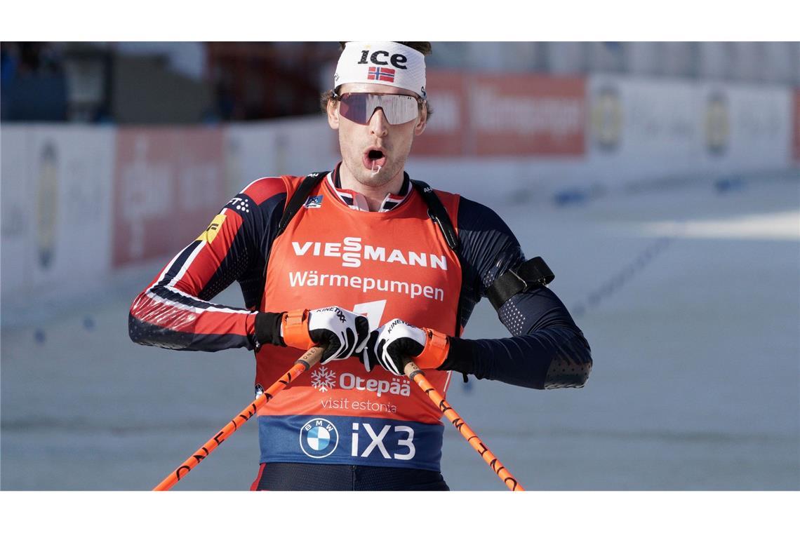 Überzeugte auch im Single-Mixed-Rennen: Sturla Holm Laegreid