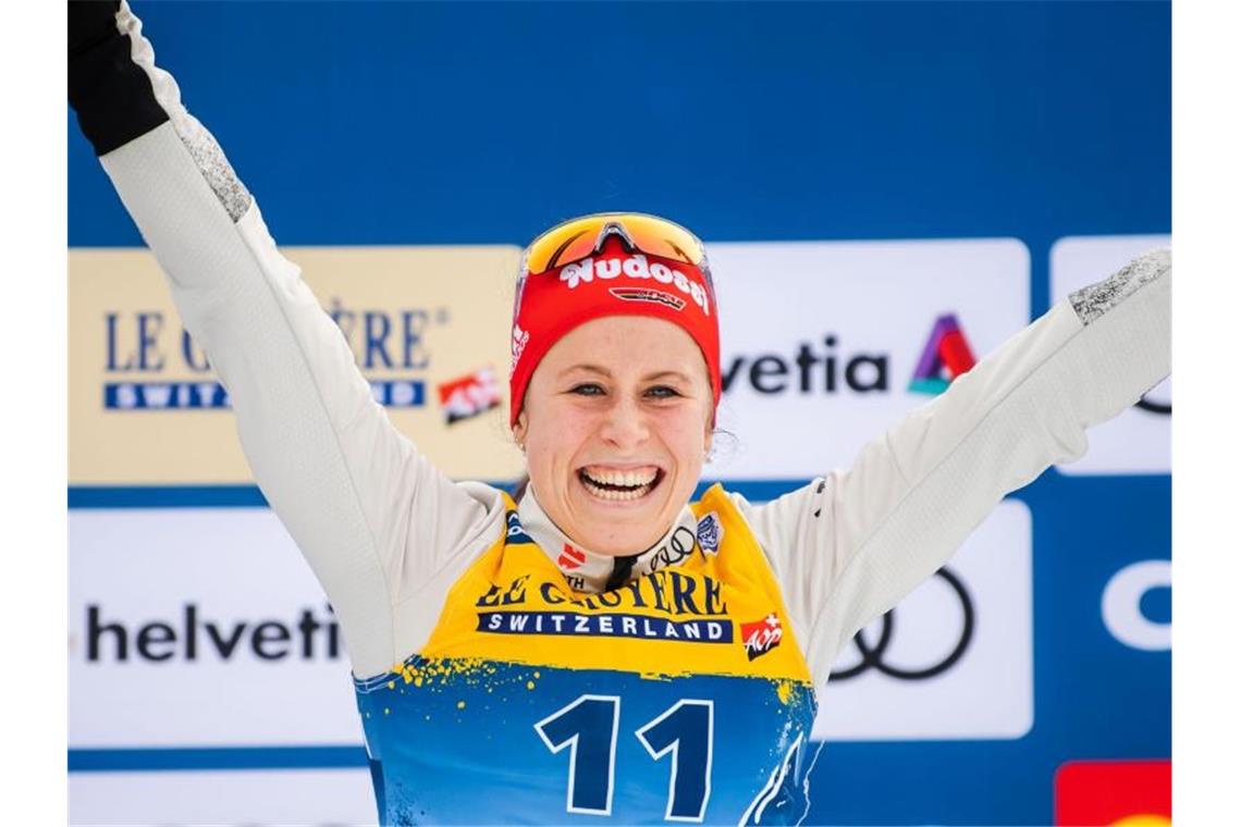 Überzeugte bei der Tour de Ski: Langläuferin Katharina Hennig. Foto: Mathias Bergeld/Bildbyran via ZUMA Press/dpa